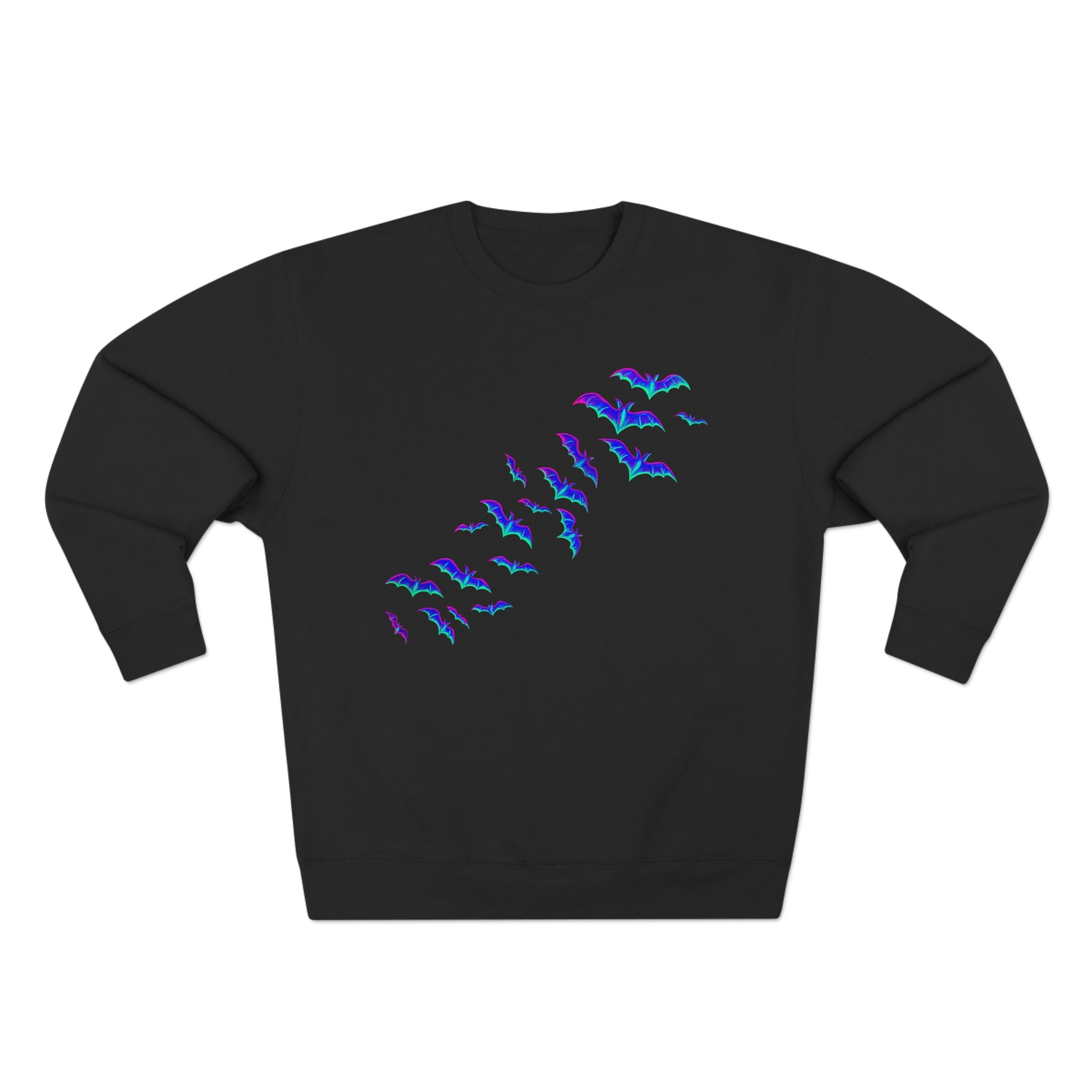 Iridescent Bats Halloween Sweatshirt